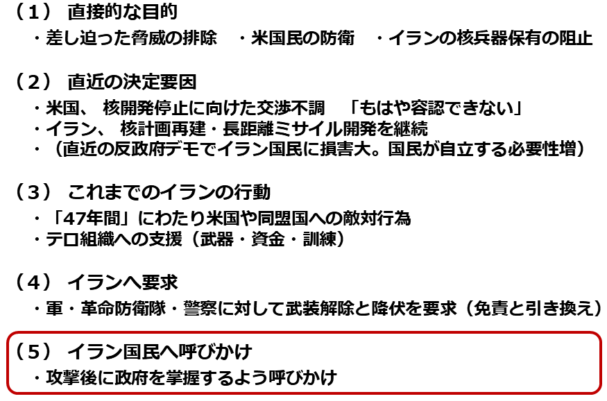 図：トランプ米大統領のSNSへの投稿（2月28日）